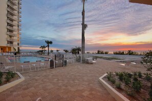 Appart'hôtel, 1 très grand lit et 1 canapé-lit (Estero Beach & Tennis 207-A) | Piscine