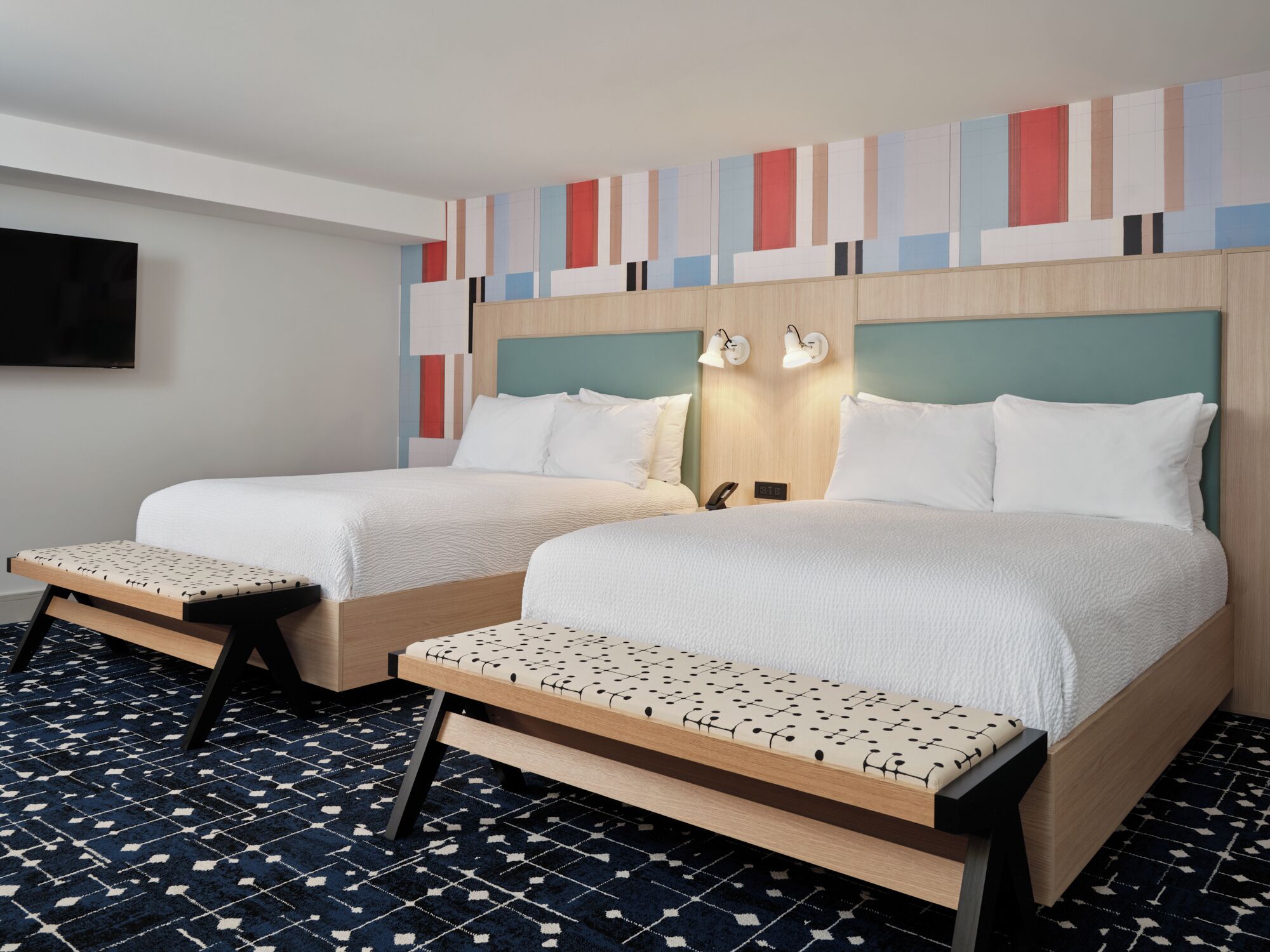 Pillow-top beds, in-room safe, free WiFi, bed sheets