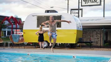 Seasonal outdoor pool