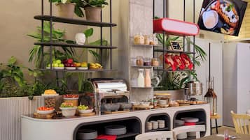 Frokostbuffé hver dag (COP 37000 per person)