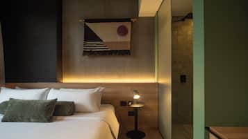 In-room safe, blackout curtains, iron/ironing board