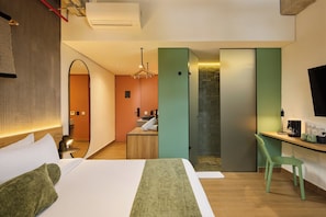 Deluxe Double Room | In-room safe, blackout curtains, iron/ironing board