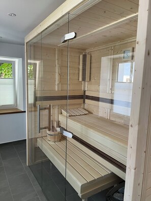 Sauna - Exclusive 5-star vacation apartment in the heart of Bischofsgrün (Bischofsgrün)