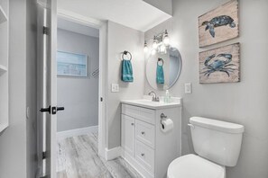 Towels, soap, toilet paper