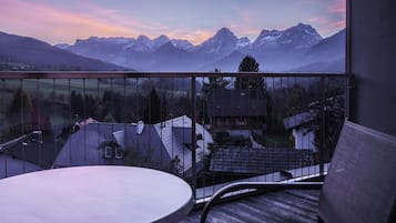 Blick auf die Berge