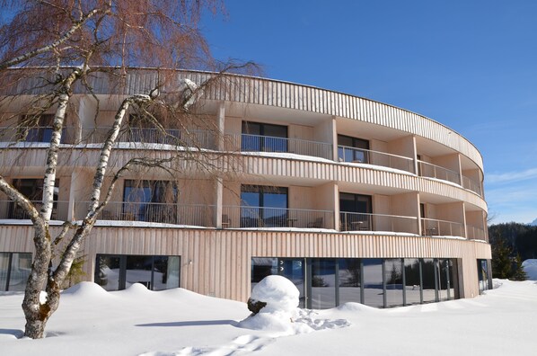 Majoituspaikan julkisivu