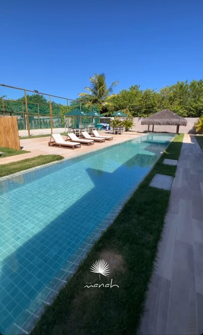 Cozy 1-bedroom condo with AC, WiFi in amazing São Miguel dos Milagres