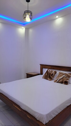 1 chambre, fer et planche à repasser, Wi-Fi, draps fournis