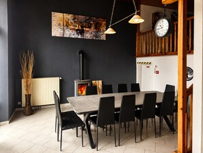 House | Dining - Ardennes Escape - House for 12 People With Sauna, Billiards & Garden (Gouvy)