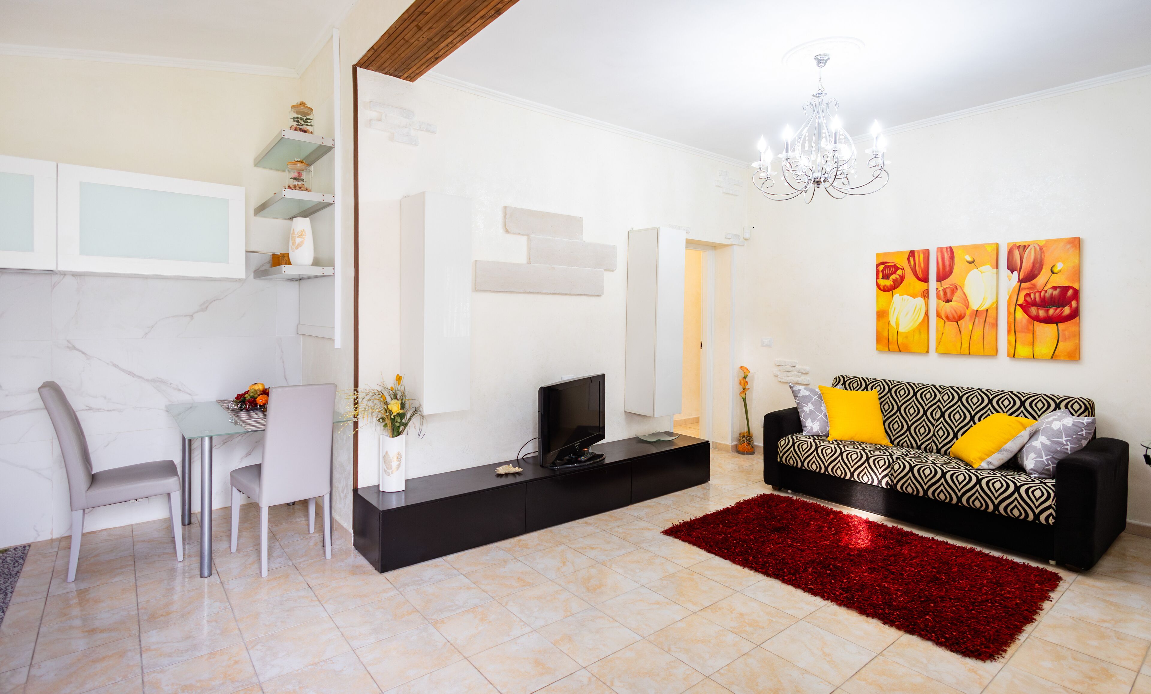 Appartement, vue jardin | Coin séjour