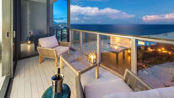 Luxury Penthouse, 1 King Bed, Ocean View | Balcony