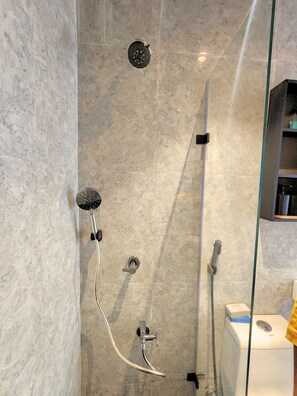 Towels, soap, toilet paper