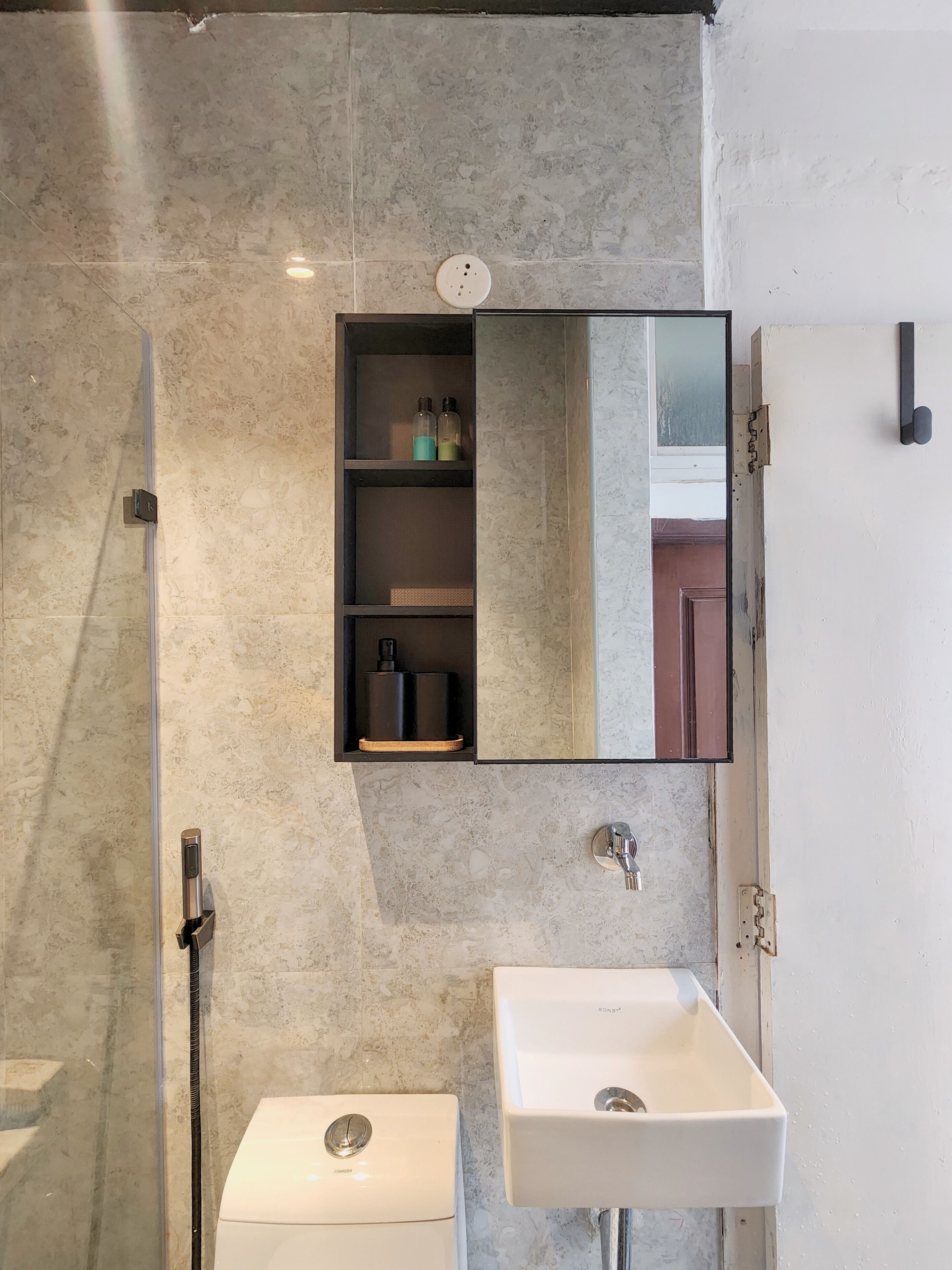 Towels, soap, toilet paper