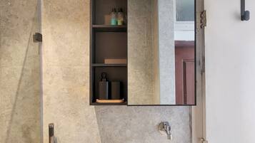 Towels, soap, toilet paper