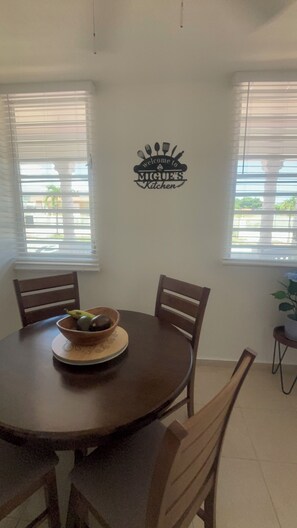Dining - Home in Santa Isabel, Puerto Rico. 4BR 2BA home with WiFi, AC & UNDERGROUND POOL (Santa Isabel)