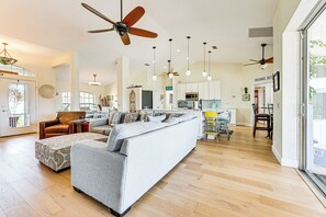 TV, DVD player - Heated Pool w/ Canal Views: Port Charlotte Home (Port Charlotte)