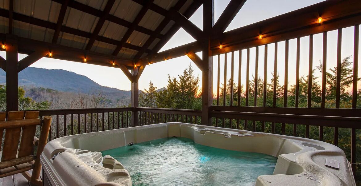 Bain à remous extérieur