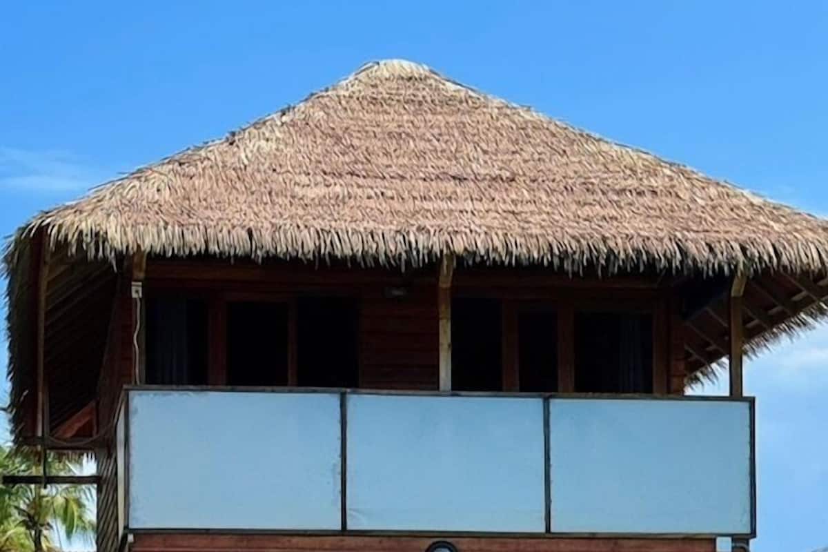 Familie bungalow, gedeeltelijk uitzicht op zee | 2 slaapkamers, een kluis op de kamer, verduisterende gordijnen
