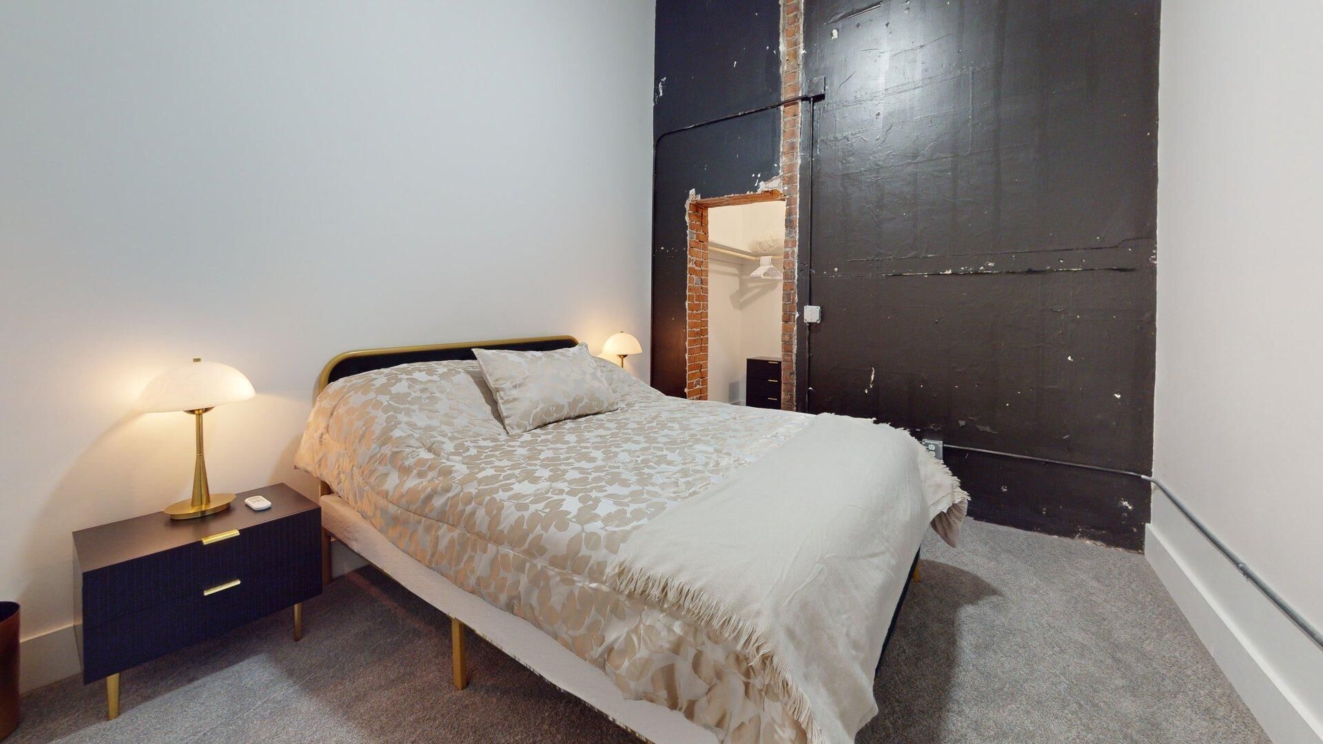 2 chambres, bureau, lit de bébé portatif, accès au Wi-Fi (inclus)