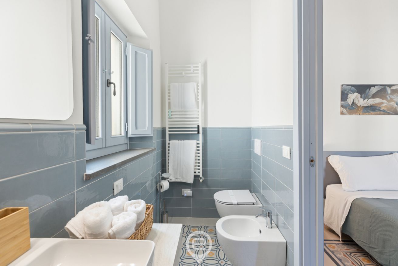 Regadera, secadora de cabello, bidet, toallas 