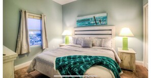 Familie appartement, uitzicht op het strand | Verduisterende gordijnen, geluiddichte muren, gratis wifi