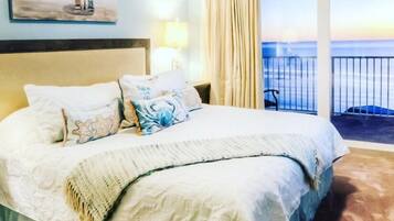 Family Condo, Beach View | Blackout drapes, soundproofing, free WiFi