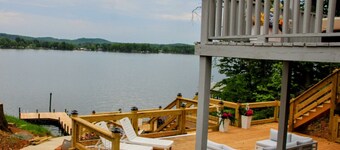 Lakefront Getaway | Sleeps 8+ | Private Pier & Hot Tub