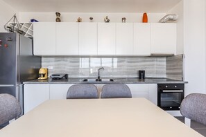 Fridge, oven, stovetop, coffee/tea maker - Family Apartment with Resort Access | Talea Coast by PikHost (Tale)