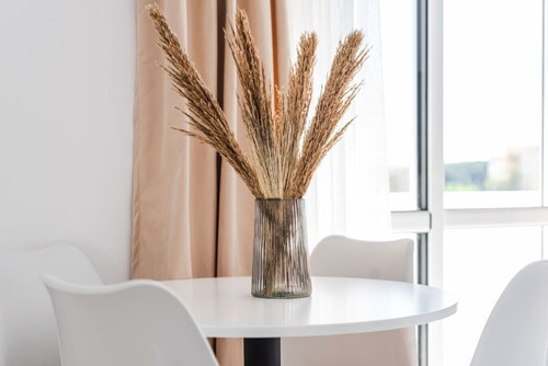 Apartment with AC and Balcony | Golem by PikHost