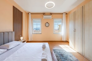 2 bedrooms, iron/ironing board, travel crib, WiFi