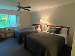 1 slaapkamer, een strijkplank/strijkijzer, wifi, beddengoed