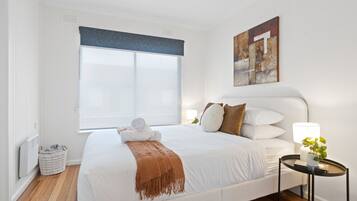 1 bedroom, iron/ironing board, travel crib, WiFi