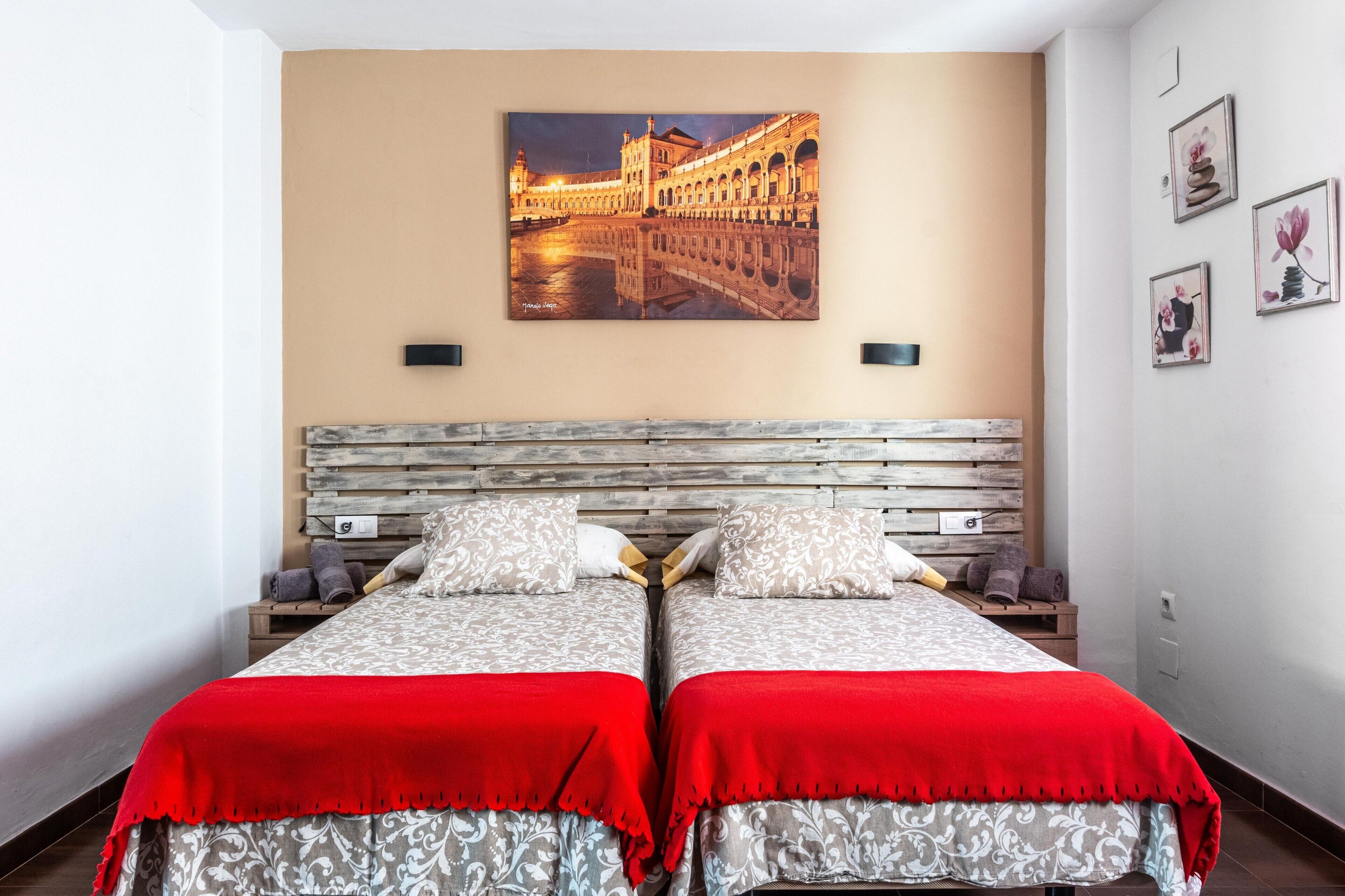 1 slaapkamer, een strijkplank/strijkijzer, gratis wifi, beddengoed