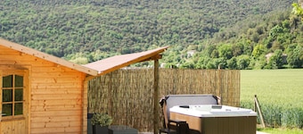 Berghaus mit privatem Whirlpool