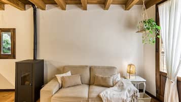 Télévision, cheminée