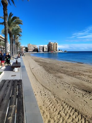 On the beach