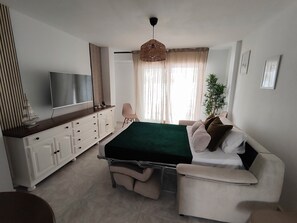 1 sovrum, strykjärn/strykbräda, gratis wi-fi och sängkläder