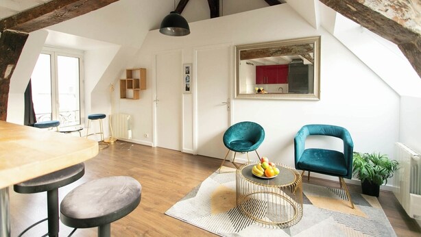 Unclassified image, 1 of 24, button - BnBNook - Elegant 3BR in Central Saint-Germain (Paris)