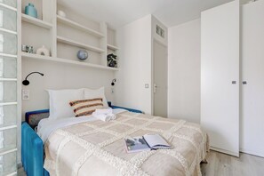 Desk, iron/ironing board, travel crib, free WiFi