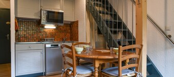 Appartement 'Cosy Studio Mezzanine' avec vue sur montagne et balcon