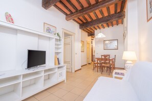 TV - Apartment 'Il Nido - Immersi Nell'arte' with Wi-Fi and Air Conditioning (Lucca)