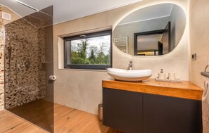 Shower, hair dryer