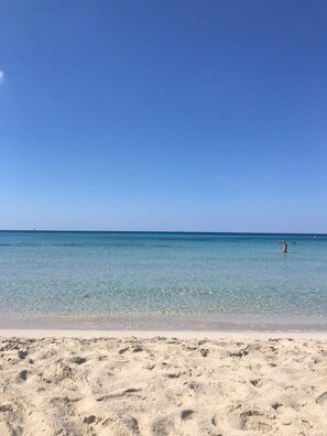 On the beach