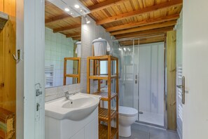 Shower - Apartment 'Perce Neige' with Mountain View, Wi-Fi and Air Conditioning (Vaulnaveys-le-Bas)