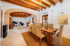 Dining - Country House 'Siesta Del Sol' with Private Pool, Private Terrace and Wi-Fi (Manacor)