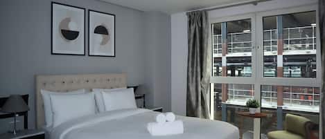 1 Schlafzimmer, Schreibtisch, Bügeleisen/Bügelbrett, Reisekinderbett