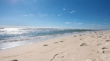 En la playa