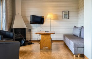 Fernseher, Kamin