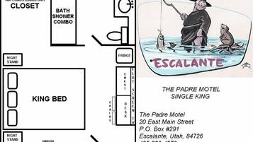 Comfort Single Room | Floor plan