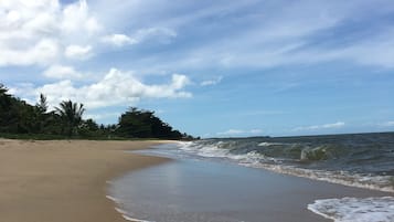 Beach nearby, white sand